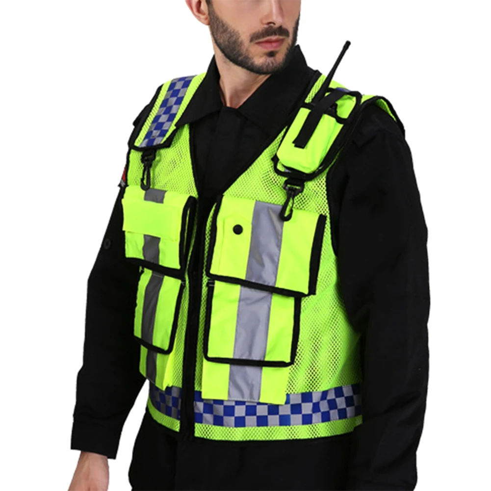 Multi-pocket Reflective Safety Vest Riding Traffic Vest Safety Railway Coal Miners Uniform Vest Breathable Reflective Vest
Multi-pocket Reflective Safety Vest Riding Traffic Vest Safety Railway Coal Miners Uniform Vest Breathable Reflective Vest