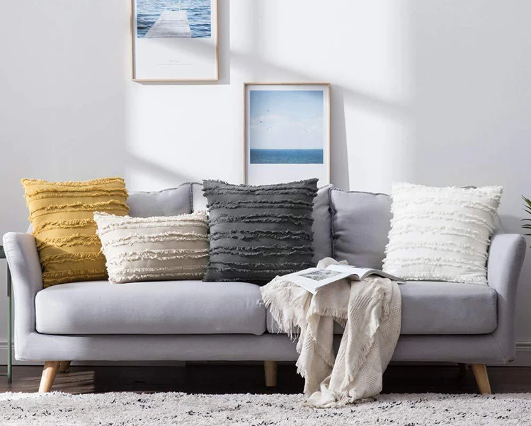 White Cushion Cover Floral Tassels Square Pillow case Yellow Ivory Grey Cotton Pillow Cover 45x45cm Home Decoration Sofa 18"
White Cushion Cover Floral Tassels Square Pillow case Yellow Ivory Grey Cotton Pillow Cover 45x45cm Home Decoration Sofa 18"