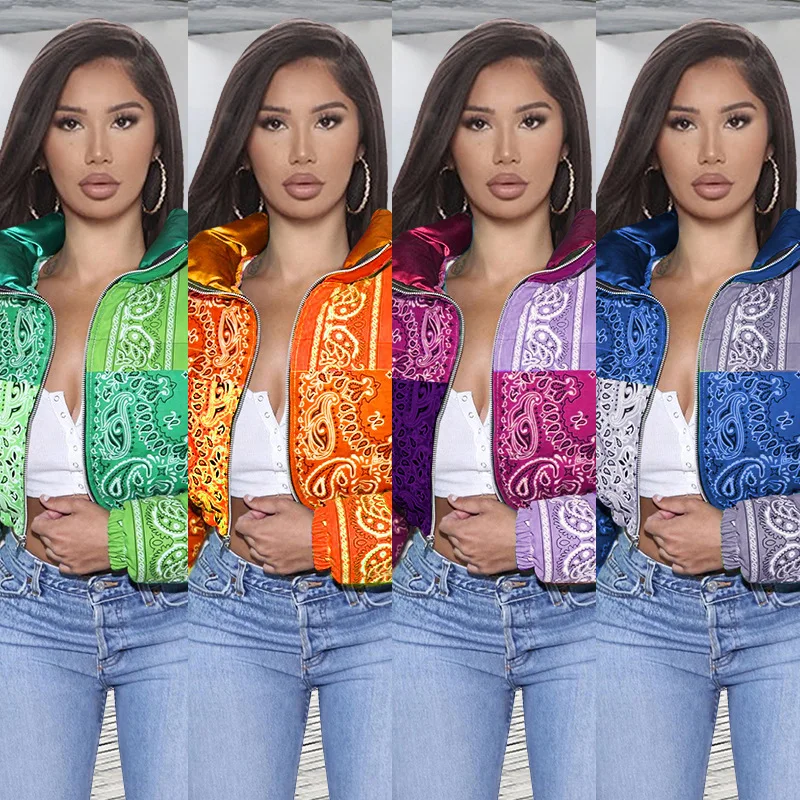 Casual Print Parkas Jacket Winter Coat for Women Warm Fashion Clothing Streetwear Crop Parka Puffer Bubble Coat 2021 Winter New
Casual Print Parkas Jacket Winter Coat for Women Warm Fashion Clothing Streetwear Crop Parka Puffer Bubble Coat 2021 Winter New