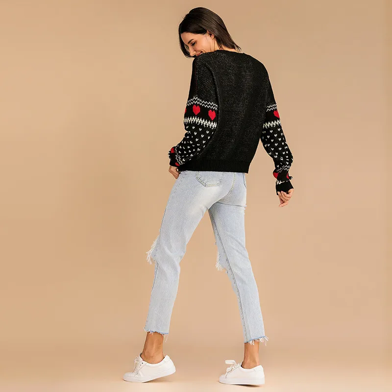 VS&LLWQ 2020 New Christmas Print Sweaters Women Cartoon Deer Jumper Fashion Vintage Round Collar Long Sleeve Loose Pullovers
VS&LLWQ 2020 New Christmas Print Sweaters Women Cartoon Deer Jumper Fashion Vintage Round Collar Long Sleeve Loose Pullovers