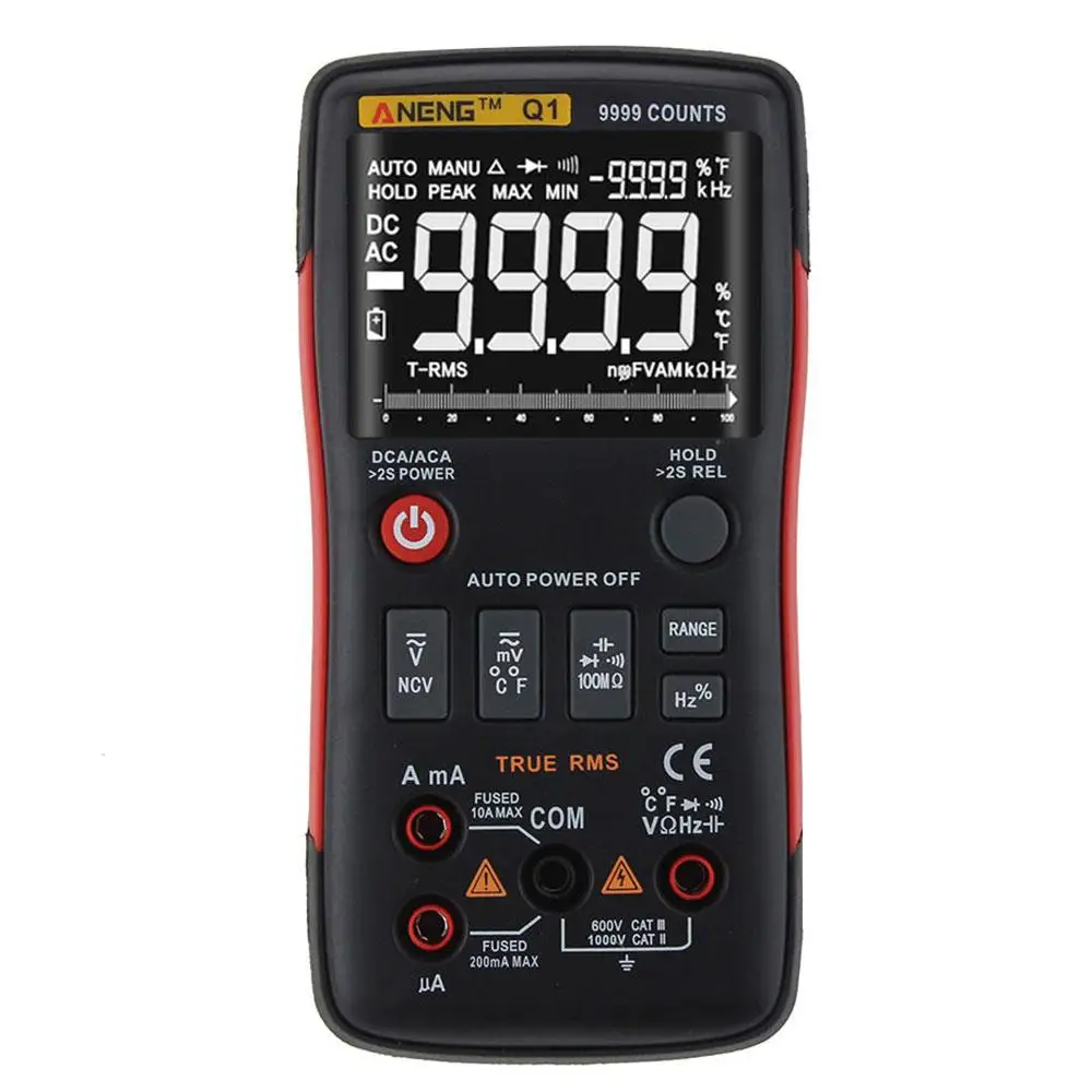 Digital Voltmeter Multi Function Multimeter Q1 ABS Kit Instrumentation Home Durable Practical Digital Multimeter Outdoor Test
Digital Voltmeter Multi Function Multimeter Q1 ABS Kit Instrumentation Home Durable Practical Digital Multimeter Outdoor Test