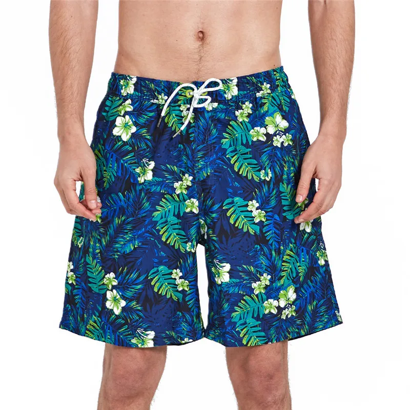 Летние мужские быстросохнущие шорты дышащие пляжные спортивные модные с