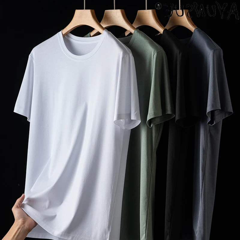 T Summer Shirt for Men Cotton Silk Tops High Quality Man's T-shirt Fashion Basic White T-shirts 2021 Tshirt Homme KJ7076
T Summer Shirt for Men Cotton Silk Tops High Quality Man's T-shirt Fashion Basic White T-shirts 2021 Tshirt Homme KJ7076
