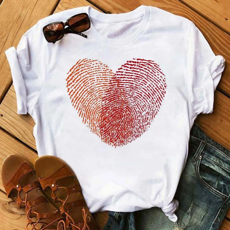 Colorful Heart Flower Print Women Tshirt Summer Casual Funny Graphic T Shirt 90s Lady Yong Girl Valentine's Day Gifts Tops
Colorful Heart Flower Print Women Tshirt Summer Casual Funny Graphic T Shirt 90s Lady Yong Girl Valentine's Day Gifts Tops