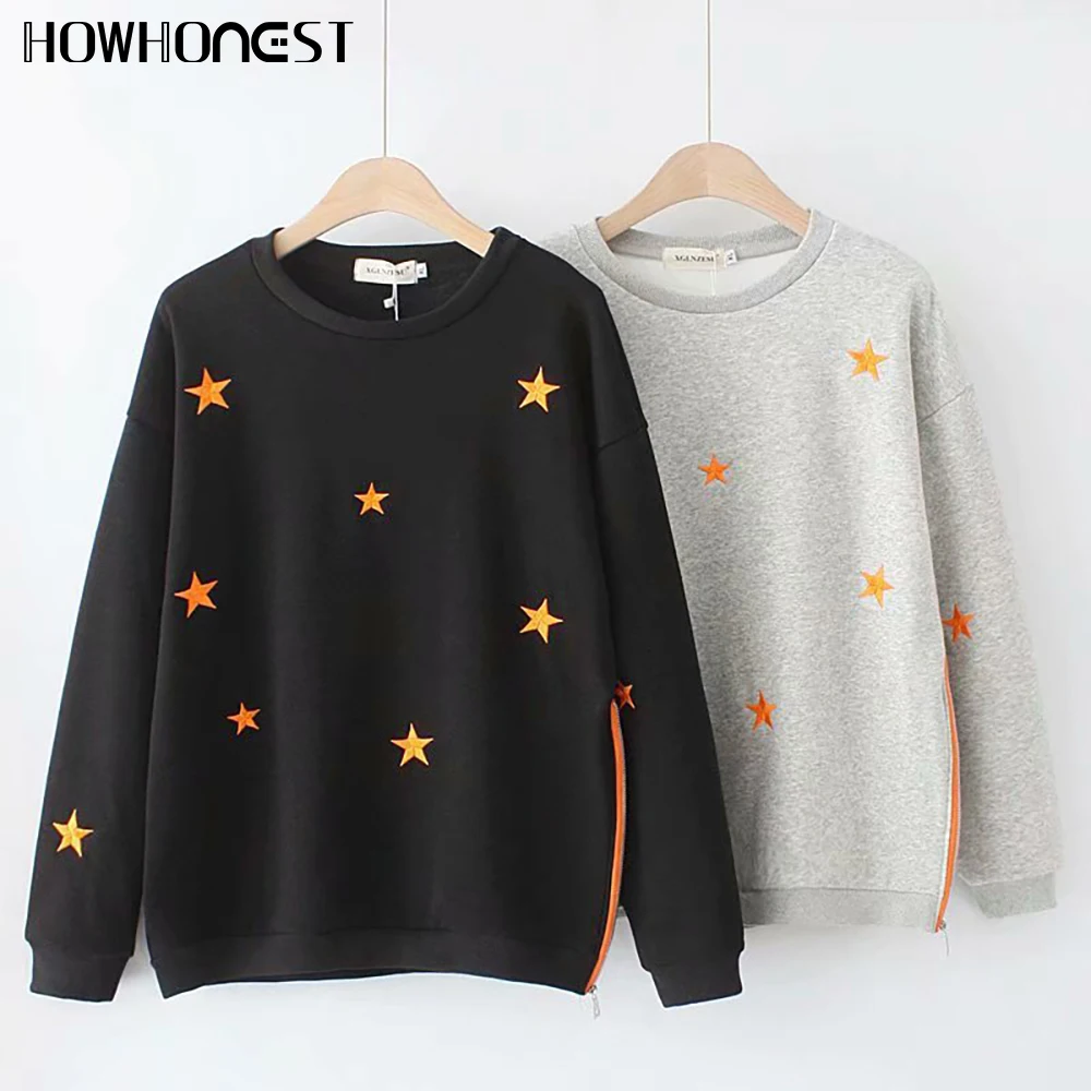 Women's Oversized Sweatshirt Pullover New Thickened Non-Inverted Velvet Embroidery Zipper Sweater Solid Plus Size Warmth Hood
Women's Oversized Sweatshirt Pullover New Thickened Non-Inverted Velvet Embroidery Zipper Sweater Solid Plus Size Warmth Hood