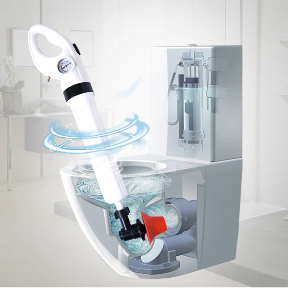 High Pressure Pump Cleaner Air Drain Cleaner 1 Set Sewer Dredge Clogged Toilet Plungers Manual Pneumatic Dredge Tools
High Pressure Pump Cleaner Air Drain Cleaner 1 Set Sewer Dredge Clogged Toilet Plungers Manual Pneumatic Dredge Tools