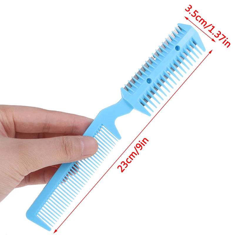 Thinning Shaper Comb Razor Blades Trimmer Hair Remover Tool 1pc Razor Comb Hair Cutter Color Random
Thinning Shaper Comb Razor Blades Trimmer Hair Remover Tool 1pc Razor Comb Hair Cutter Color Random
