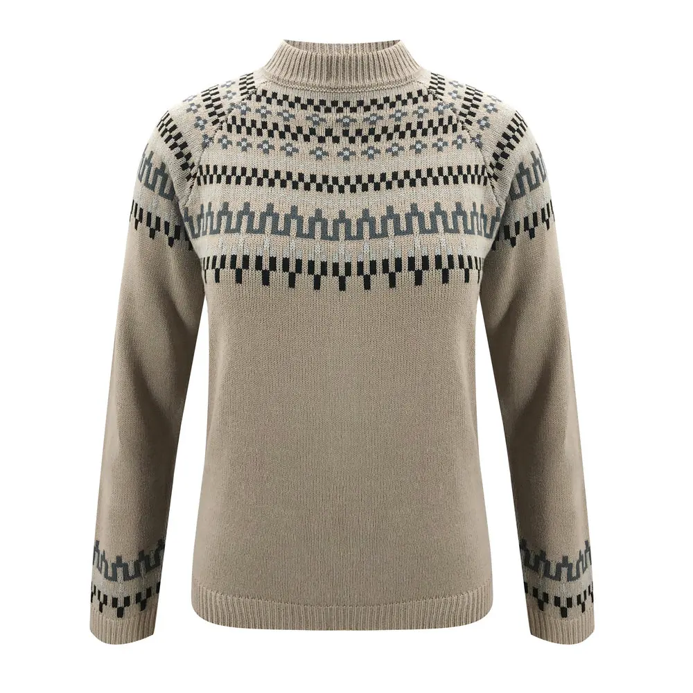 Fashion Women Knitted Sweater High Collar Long Sleeve Pullover Warm Geometric Wavy Stripe Pattern for Late Autumn Winter Female
Fashion Women Knitted Sweater High Collar Long Sleeve Pullover Warm Geometric Wavy Stripe Pattern for Late Autumn Winter Female