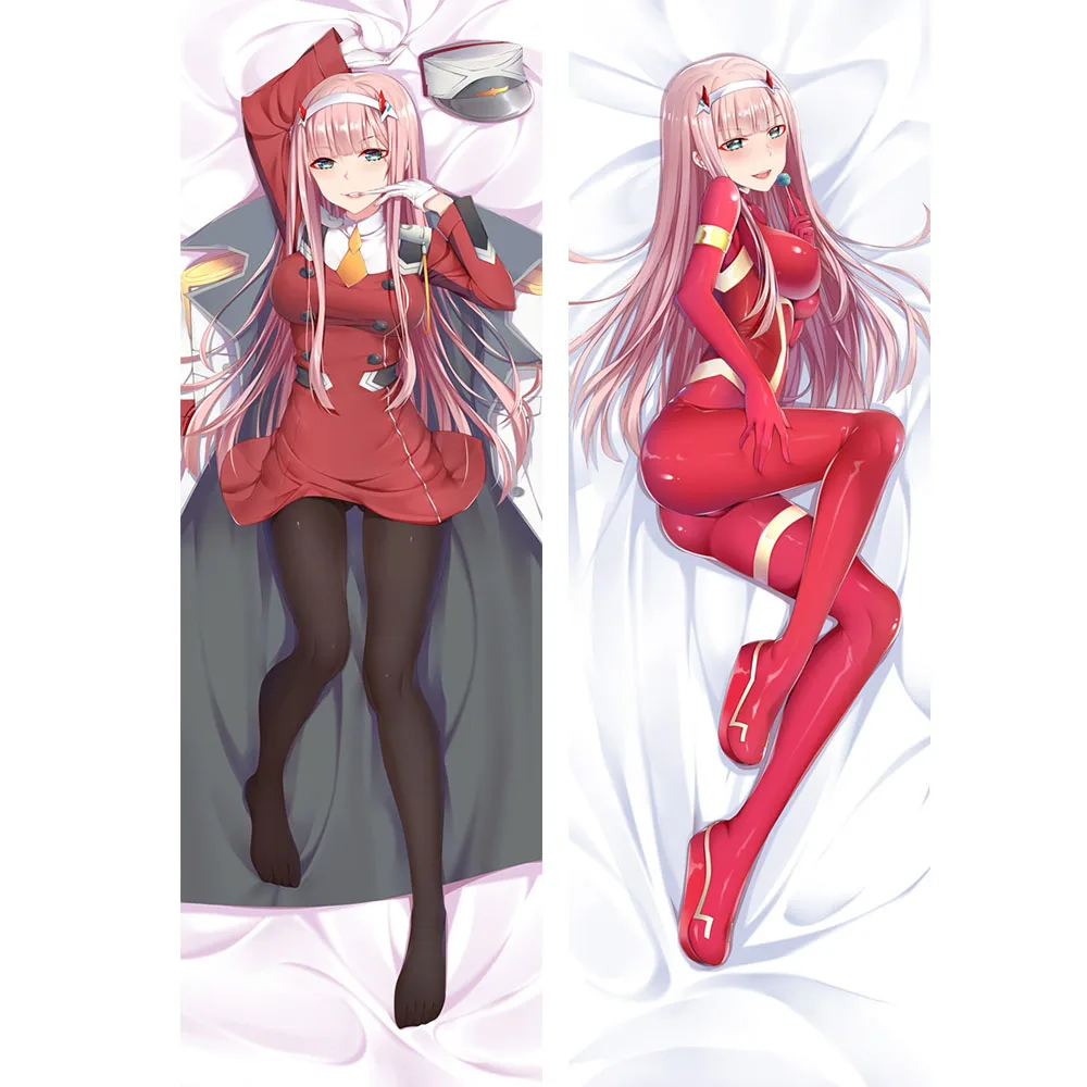 Японское аниме Dakimakura Darling in the Franxx Zero две обнимающие подушки для тела чехол | Дом и