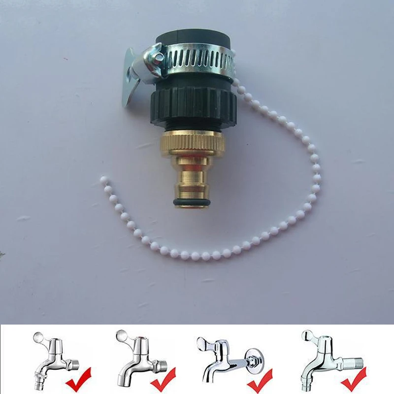 1pc hose clamp nipple universal connectors garden quick connector water gun water pipe interface with bead chain stainless steel
1pc hose clamp nipple universal connectors garden quick connector water gun water pipe interface with bead chain stainless steel