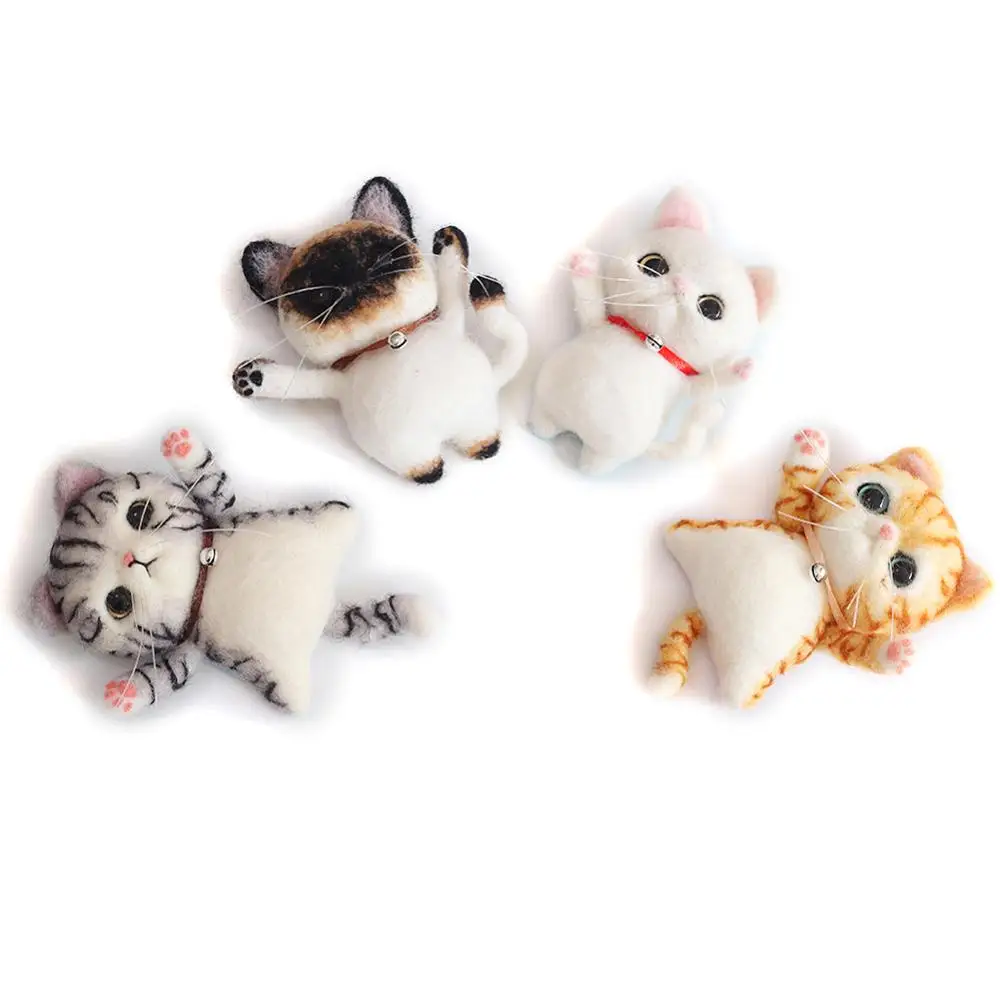 Feltsky Cat Needle Felting Kit with Brooch Decoration with Enough Materials Video Tutorial for Beginner
Feltsky Cat Needle Felting Kit with Brooch Decoration with Enough Materials Video Tutorial for Beginner