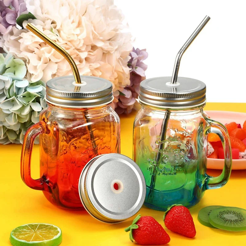 32 Pieces Metal Regular Mouth Mason Silver Jar Lids with Straw Hole Reusable Leak Proof Mason Canning
32 Pieces Metal Regular Mouth Mason Silver Jar Lids with Straw Hole Reusable Leak Proof Mason Canning