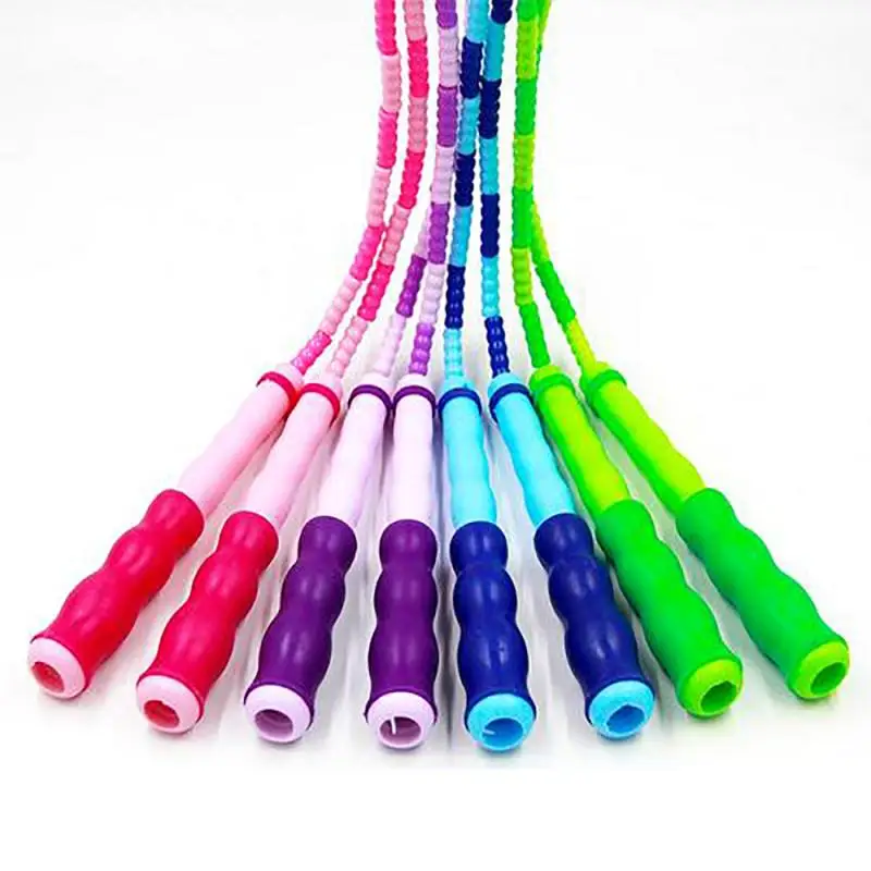 Soft Beaded Jump Rope Adjustable Tangle Free Segmented Fitness Skipping Rope Portable Fitness Equipment Jump Ropes For Home
Soft Beaded Jump Rope Adjustable Tangle Free Segmented Fitness Skipping Rope Portable Fitness Equipment Jump Ropes For Home