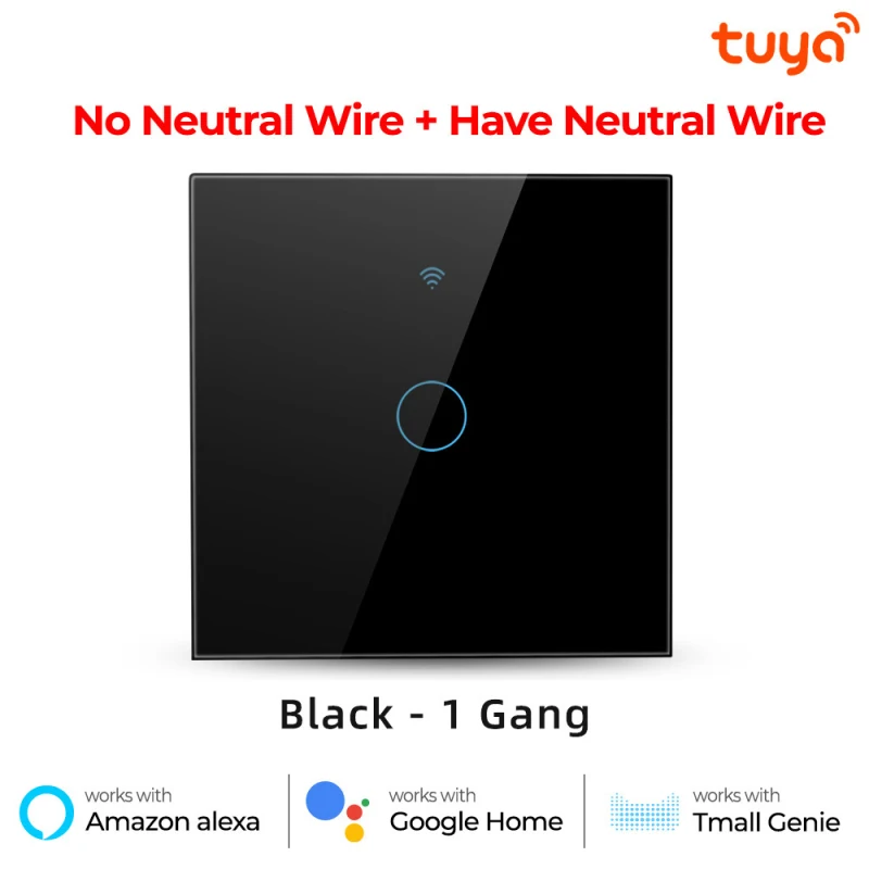 Smart Wifi Touch Switch Support Neutral/No Neutral System Smart Home 1/2/3/4 Gang Light Switch 110-240V Support Alexa Tuya App
Smart Wifi Touch Switch Support Neutral/No Neutral System Smart Home 1/2/3/4 Gang Light Switch 110-240V Support Alexa Tuya App
