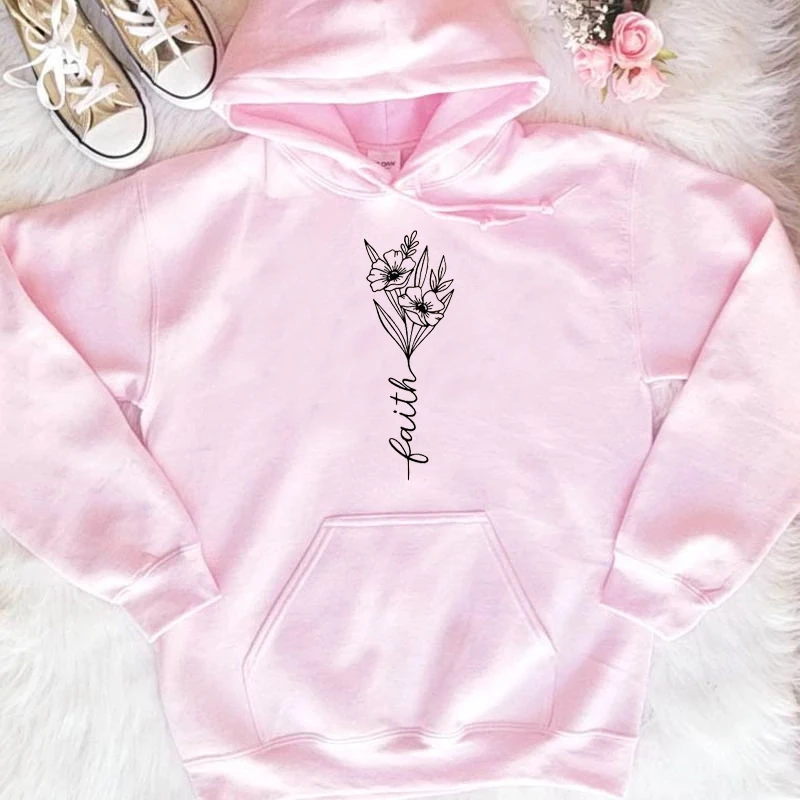 Faith flowers Christian graphic women fashion young street religion pure cotton hoodies party young tumblr quality tops- L327
Faith flowers Christian graphic women fashion young street religion pure cotton hoodies party young tumblr quality tops- L327