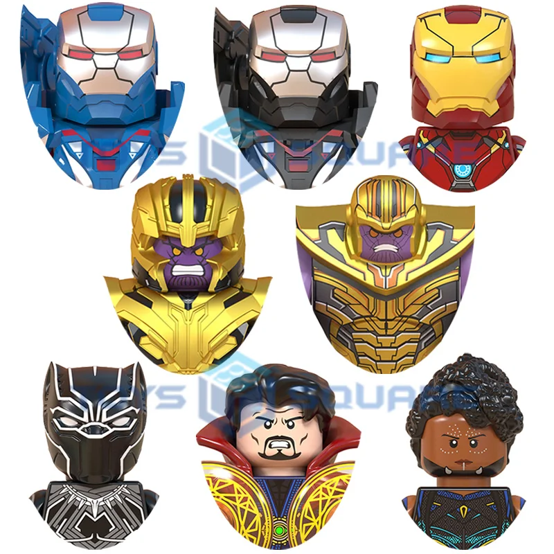 The Iron Doctor Thanos Black War Shuri Machine Panther Strange Man Model Building Blocks MOC Bricks Set Gifts Toys For Children
The Iron Doctor Thanos Black War Shuri Machine Panther Strange Man Model Building Blocks MOC Bricks Set Gifts Toys For Children