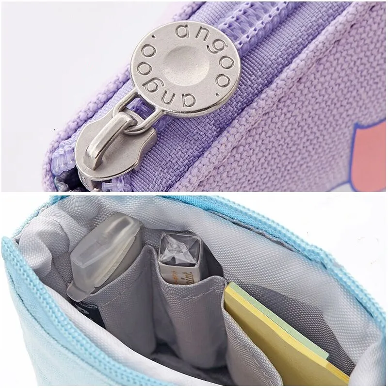 Creative Retractable cat pencil case school stationery bag Kawaii Pencil cases canvas big cute pen holder gifts for kids pen bag
Creative Retractable cat pencil case school stationery bag Kawaii Pencil cases canvas big cute pen holder gifts for kids pen bag