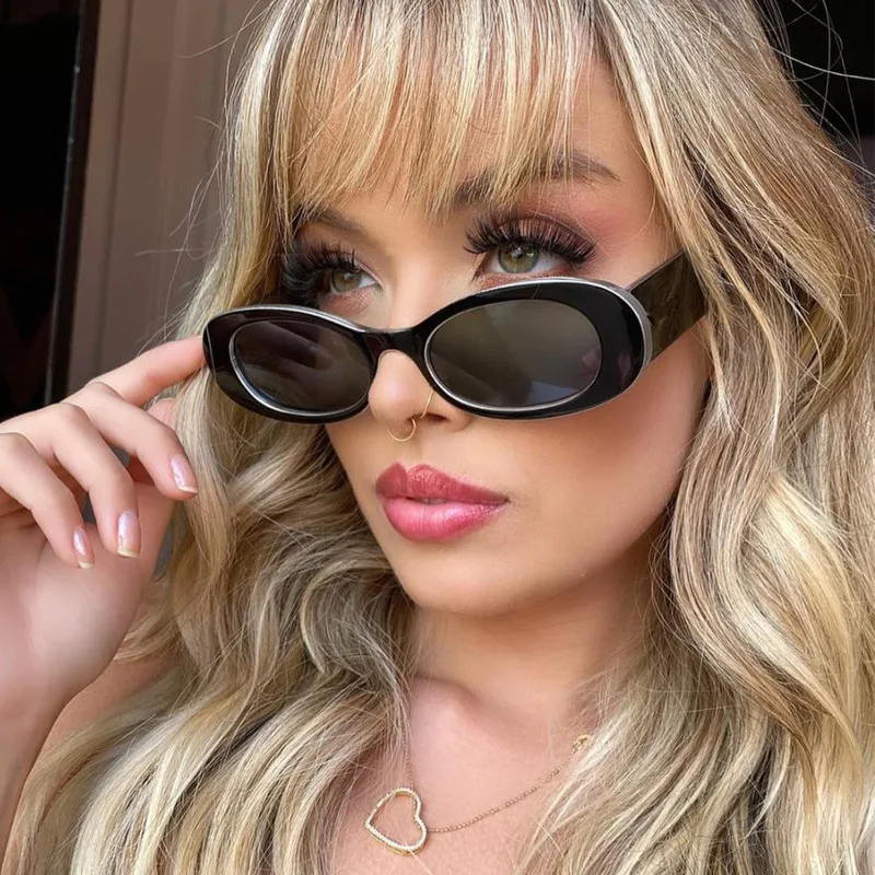 Thin Oval Frame Sunglasses Men Women Gray Tan Lens UV400 Protection Eyewear Fashion Design Gafas De Sol
Thin Oval Frame Sunglasses Men Women Gray Tan Lens UV400 Protection Eyewear Fashion Design Gafas De Sol