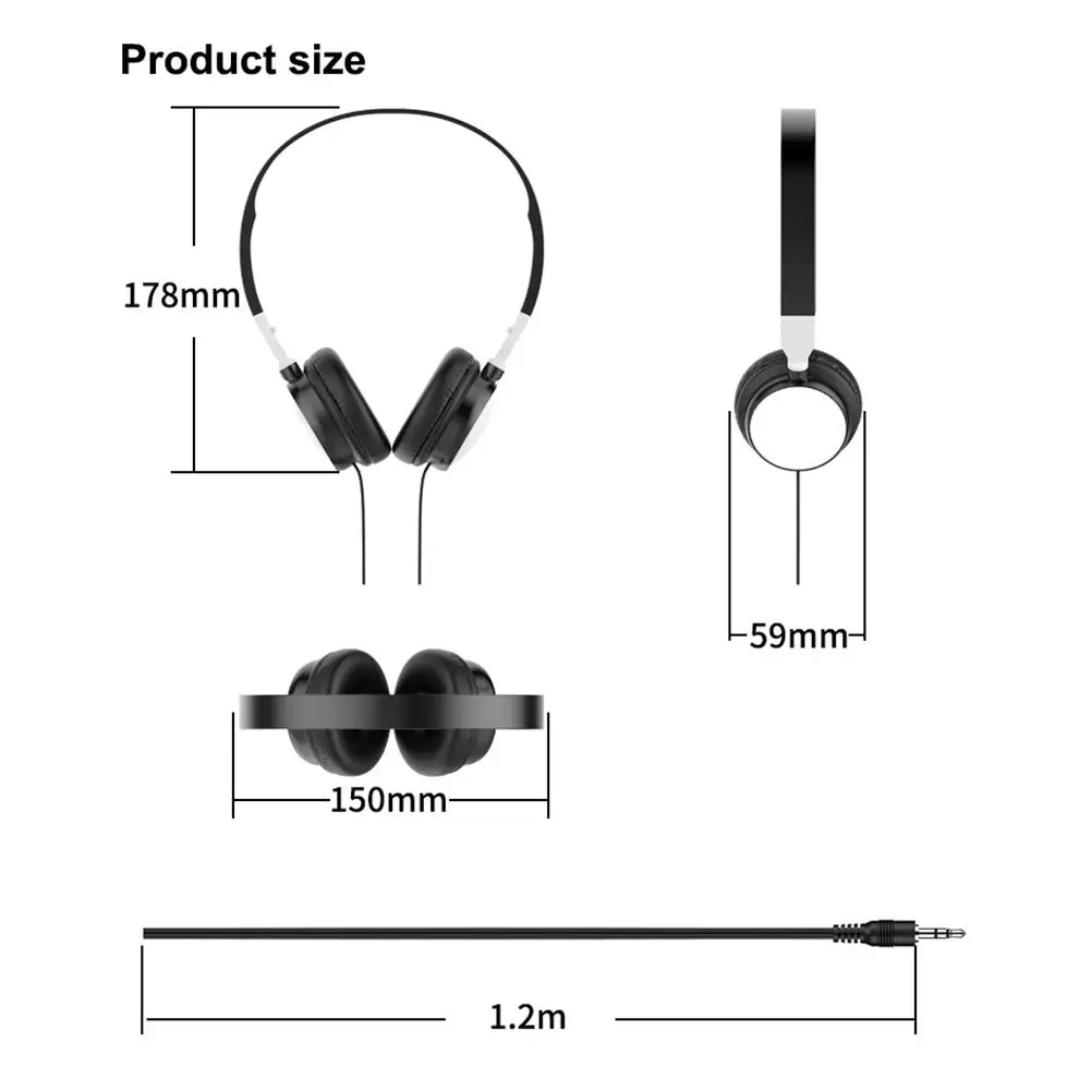 Headset Cable Bass Game Headset Stereo Music Headset 3.5mm Adjustable Flexible Headset Headphone The Wired Gaming Headset
Headset Cable Bass Game Headset Stereo Music Headset 3.5mm Adjustable Flexible Headset Headphone The Wired Gaming Headset