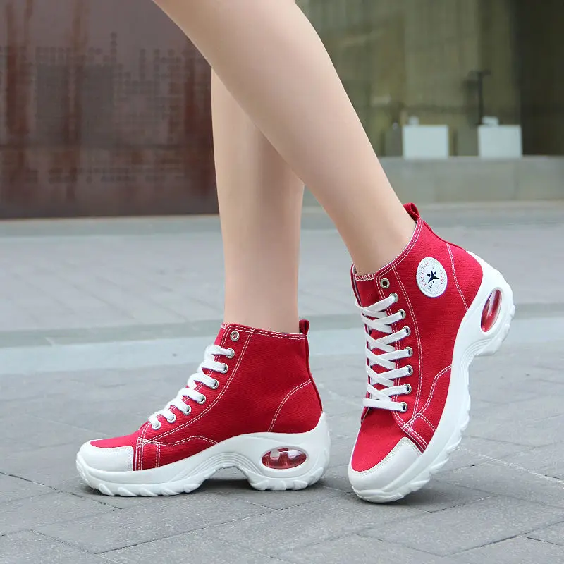 Shoes Female women Korean Spring 2020 Summer New All-match Breathable Hight-Top Canvas Shoes Fashion Temperament High Shoes
Shoes Female women Korean Spring 2020 Summer New All-match Breathable Hight-Top Canvas Shoes Fashion Temperament High Shoes