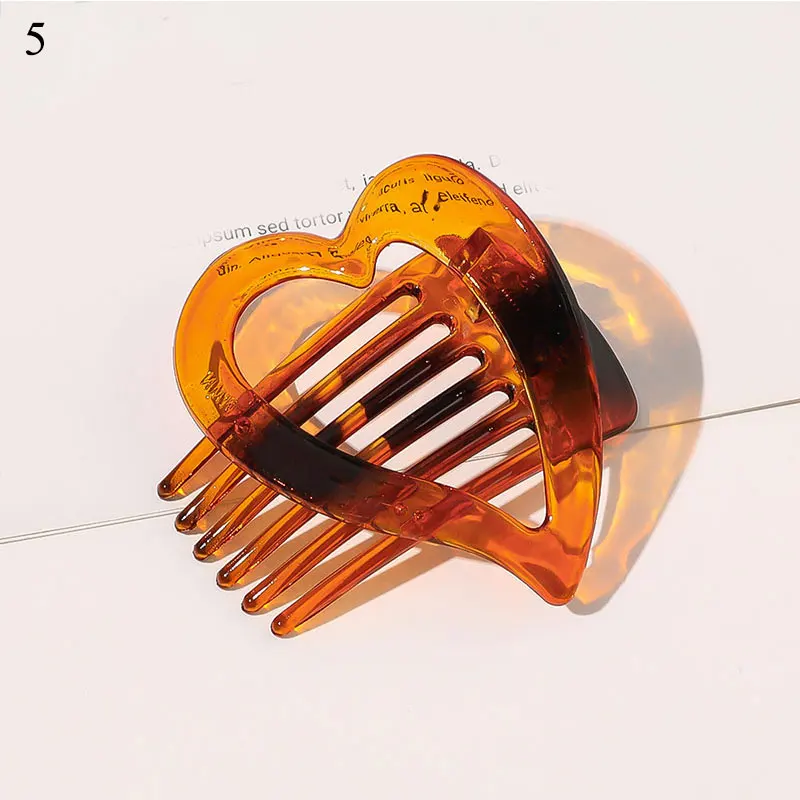 Geometric Hair Accessories Insert Hair Combs Acrylic Hairpin Elegant Amber Color Hair Claw Simple Barrette Insert Comb Hair Clip 
Geometric Hair Accessories Insert Hair Combs Acrylic Hairpin Elegant Amber Color Hair Claw Simple Barrette Insert Comb Hair Clip
