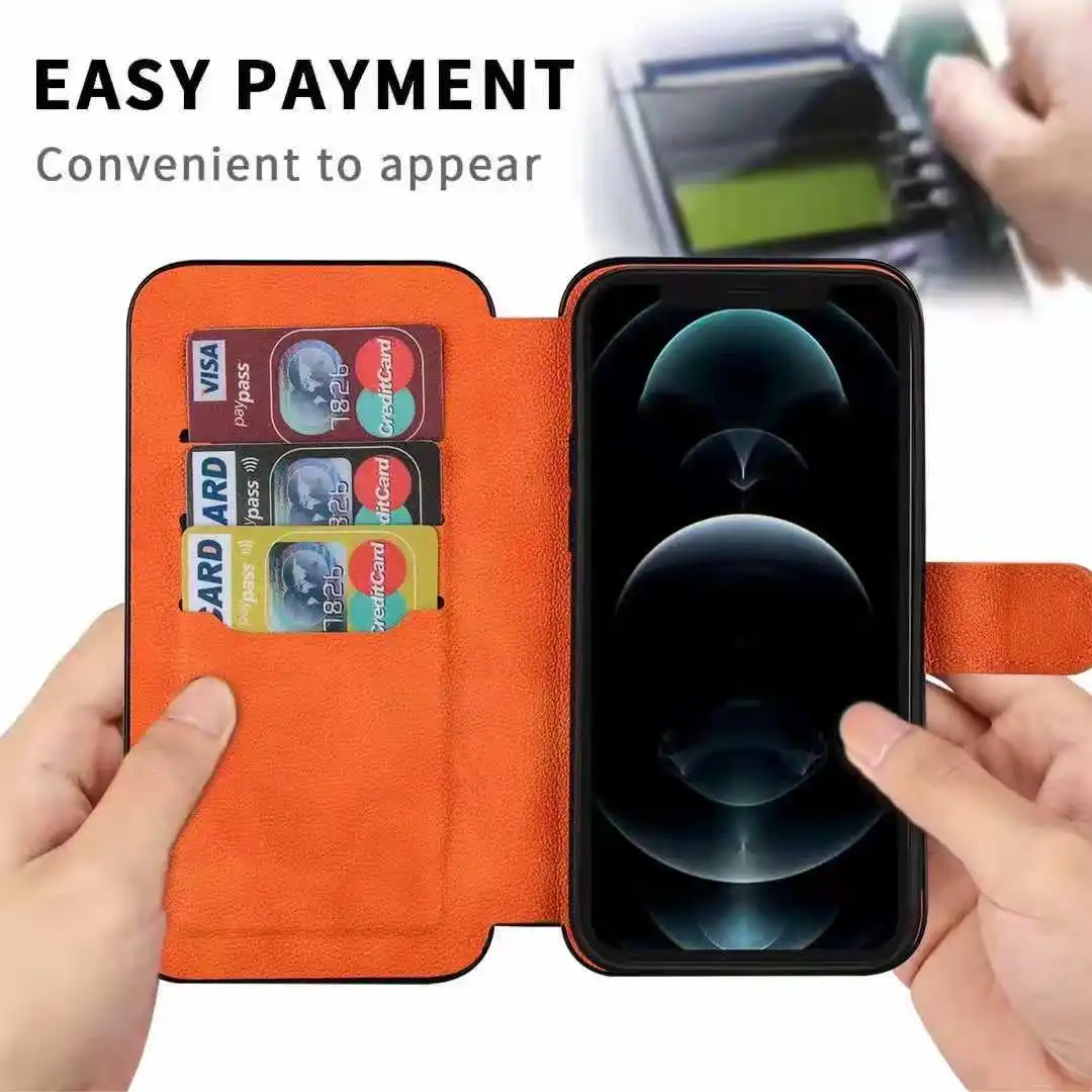 Clam Shell Leather Case For Apple iPhone 11 12 Pro Max mini 7 8 6 6S Plus XR X XS MAX SE Magnetic Adsorption Flip Cover Case 
Clam Shell Leather Case For Apple iPhone 11 12 Pro Max mini 7 8 6 6S Plus XR X XS MAX SE Magnetic Adsorption Flip Cover Case