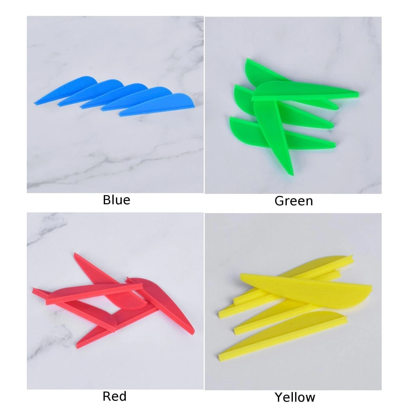 50pcs 1.75 inch Arrow Vanes Rubber Fletching Archery Bow Parts Upgrade Design Durable Rubber Arrow Fletching Replacement
50pcs 1.75 inch Arrow Vanes Rubber Fletching Archery Bow Parts Upgrade Design Durable Rubber Arrow Fletching Replacement