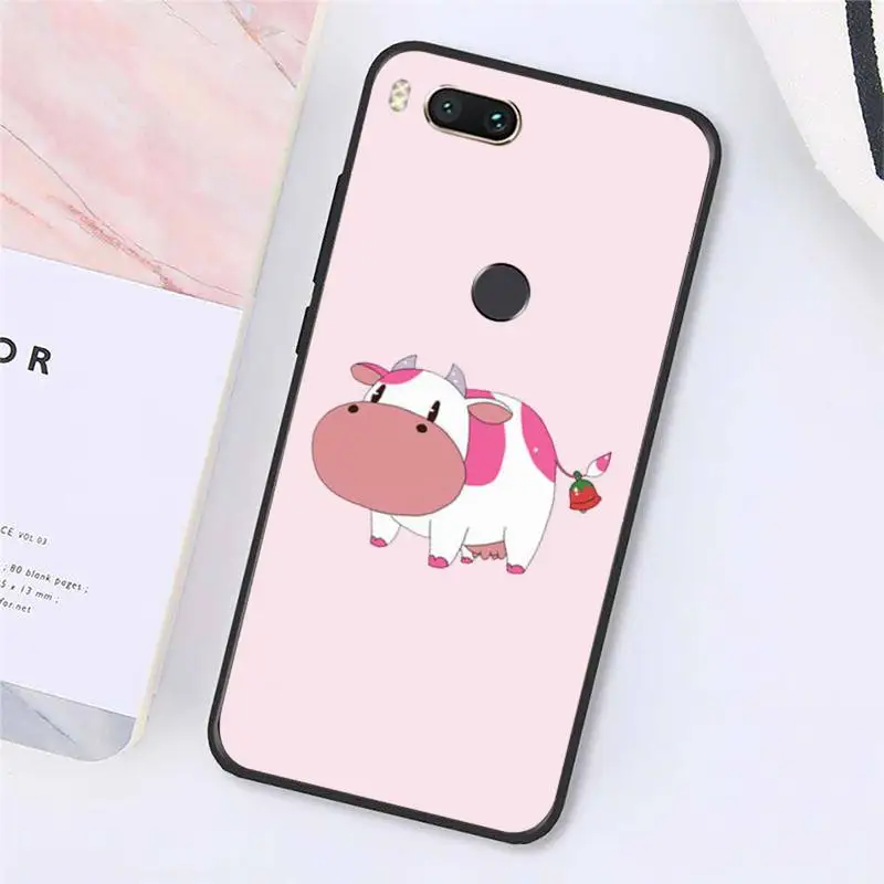 Pink cute strawberry cow animal Phone Case For Xiaomi Redmi note 7 8 9 t max3 s 10 pro lite Luxury brand shell funda coque 
Pink cute strawberry cow animal Phone Case For Xiaomi Redmi note 7 8 9 t max3 s 10 pro lite Luxury brand shell funda coque