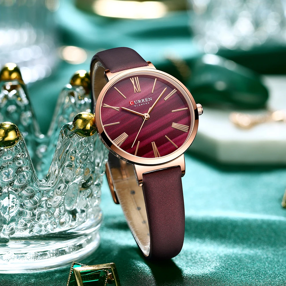 CURREN 2020 Women's Watches Leather Strap Quartz Wristwatch Classic Simple Clock female watch women
CURREN 2020 Women's Watches Leather Strap Quartz Wristwatch Classic Simple Clock female watch women
