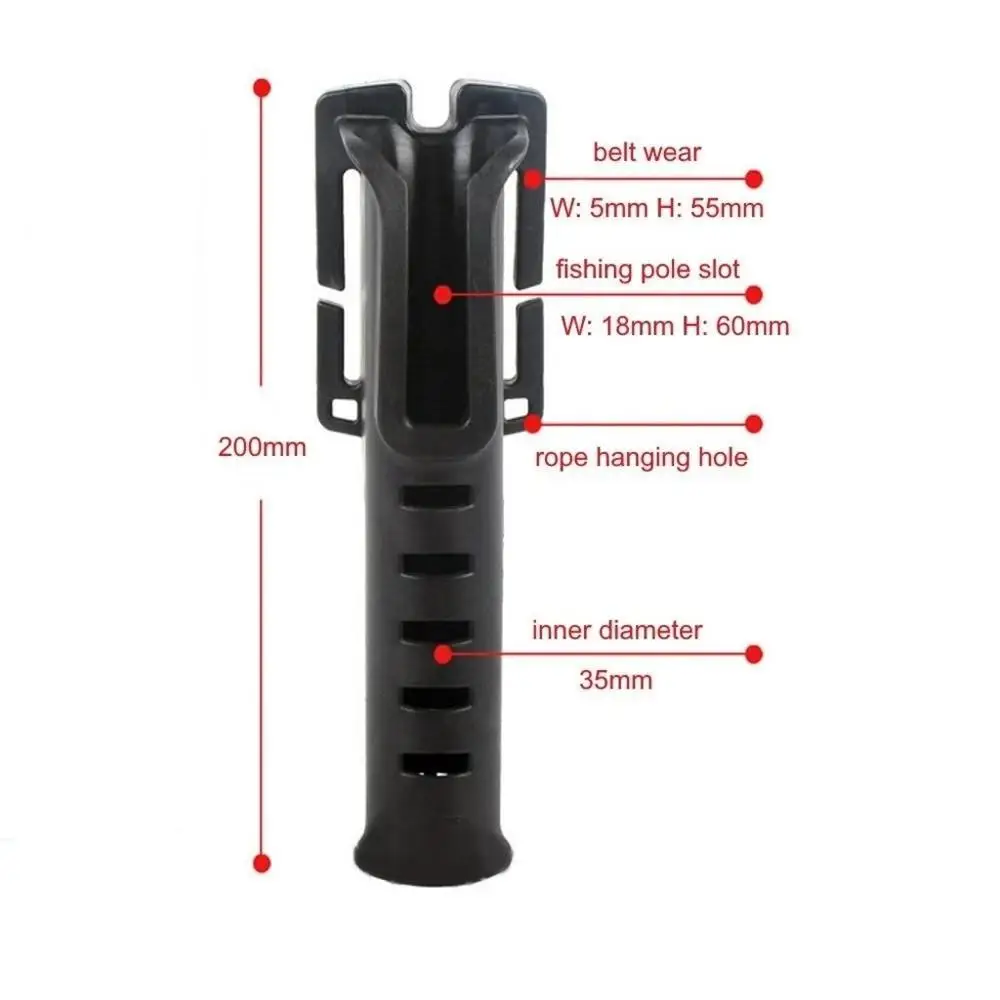 Belt Rod Holder Portable Pole Inserter Fishing Multi-function Quick Rack Accessories De Pesca *p | Спорт и развлечения