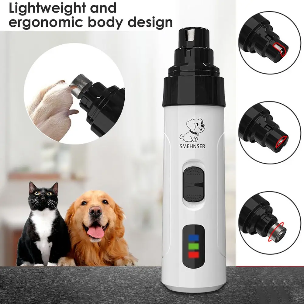Automatic Filing Heads Animal Grooming Tool Electric Pet Nail Trimmer Manicure Device Dog Paws Grind Clipper
Automatic Filing Heads Animal Grooming Tool Electric Pet Nail Trimmer Manicure Device Dog Paws Grind Clipper