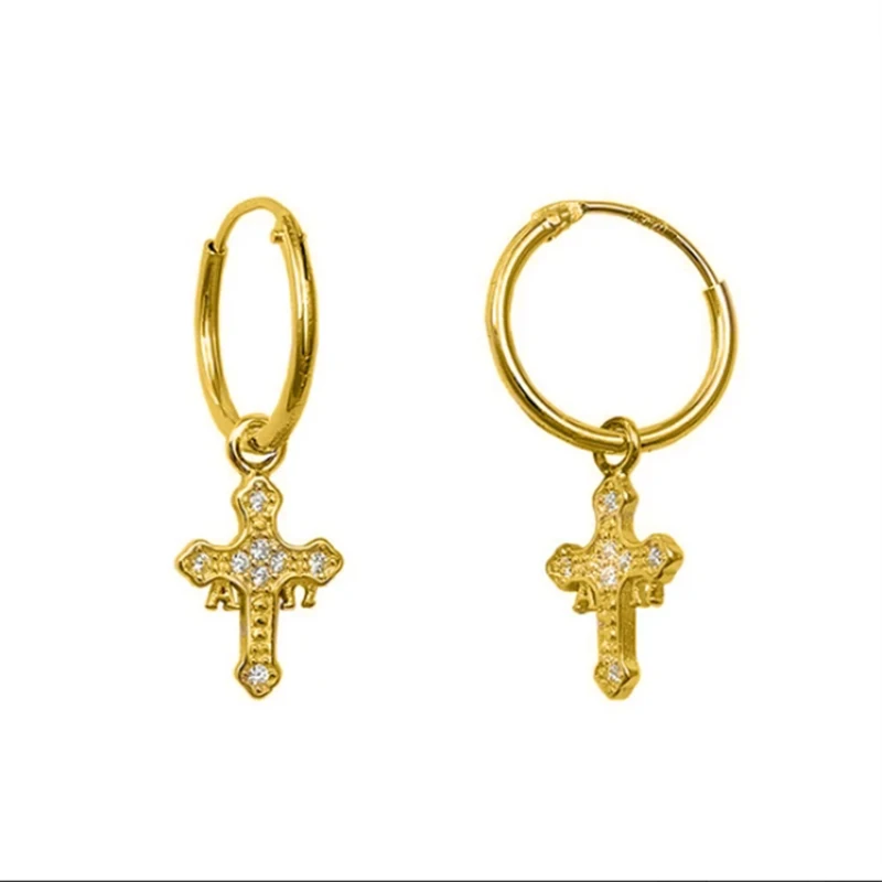 AIDE Exquisite Cross Hoop Earrings for Women Geometric Punk Girl Pierced 925 Sterling Silver Earings Fine Jewelry kolczyki
AIDE Exquisite Cross Hoop Earrings for Women Geometric Punk Girl Pierced 925 Sterling Silver Earings Fine Jewelry kolczyki