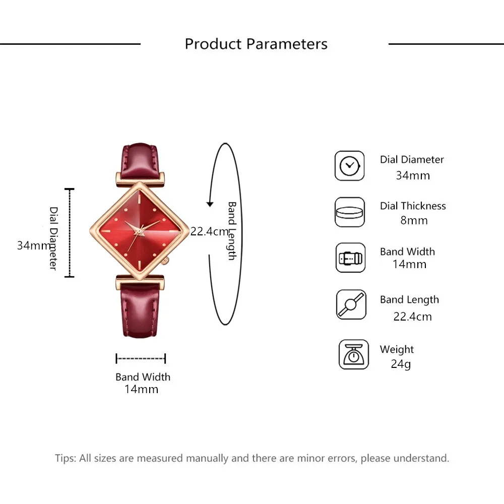 Luxury Fashion rhombus Women Watches DQG Brand Simple Dial Ladies Quartz Wristwatches Retro Style Female purple Leather Clock
Luxury Fashion rhombus Women Watches DQG Brand Simple Dial Ladies Quartz Wristwatches Retro Style Female purple Leather Clock