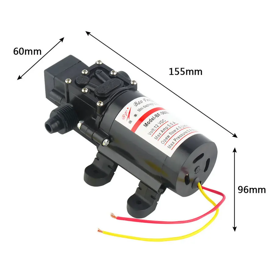 2017 Newestest OPHIR RV /Marine 12V DC 60W Demand Fresh Water Diaphragm Self Priming Pump Low Pressure Educational Equipment
2017 Newestest OPHIR RV /Marine 12V DC 60W Demand Fresh Water Diaphragm Self Priming Pump Low Pressure Educational Equipment