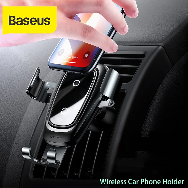 Baseus car phone holder 10w qi wireless charger for iPhone X Samsung S10 S9 S8 phone holder car phone power charger in air vent
Baseus car phone holder 10w qi wireless charger for iPhone X Samsung S10 S9 S8 phone holder car phone power charger in air vent