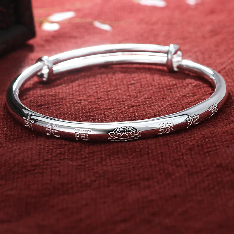 Fashion Silver Bracelets for Women High Quality Women Jewelry Lotus Sterling Silver Bracelet Gift To Girlfriend
Fashion Silver Bracelets for Women High Quality Women Jewelry Lotus Sterling Silver Bracelet Gift To Girlfriend