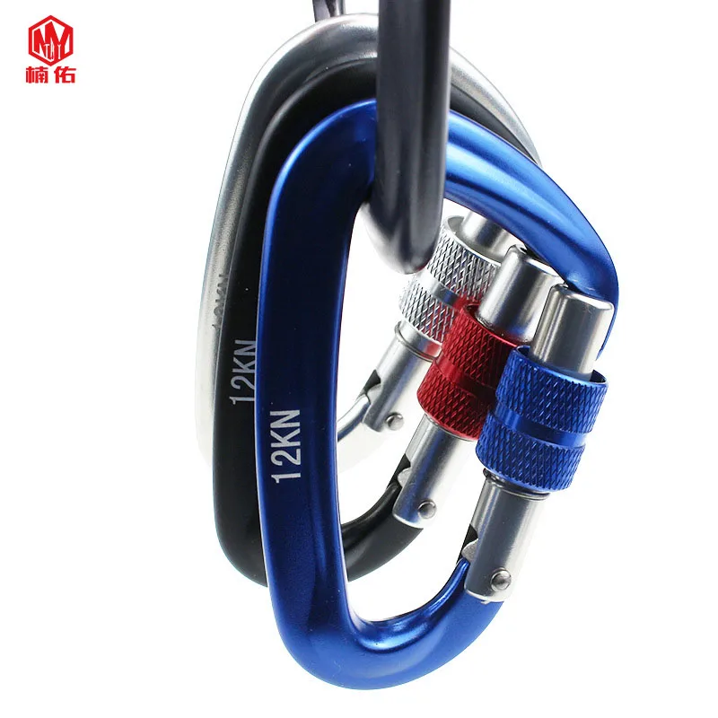 1PC Safety Lanyard Sliding Buckle Aviation Aluminum Alloy 12KN Carabiner Quick Hook Hanging Buckle Outdoor Climbing Equipment
1PC Safety Lanyard Sliding Buckle Aviation Aluminum Alloy 12KN Carabiner Quick Hook Hanging Buckle Outdoor Climbing Equipment
