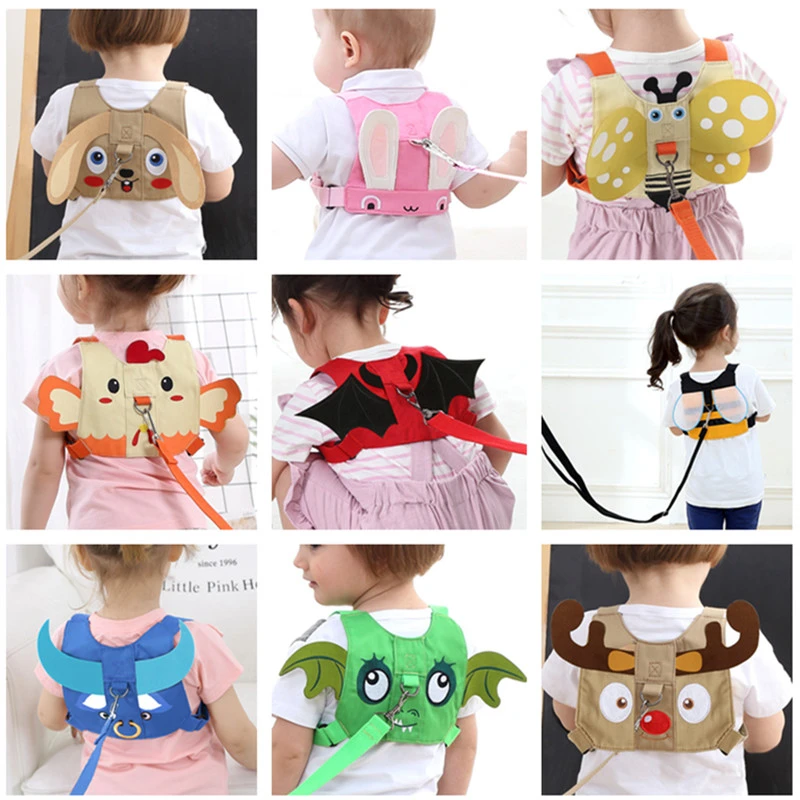 

16 Styles Newest Baby Safety Walk Belt Animal Pattern Protable Toddler Leash Anti Lost Safety Harness For 1-3 Years Children