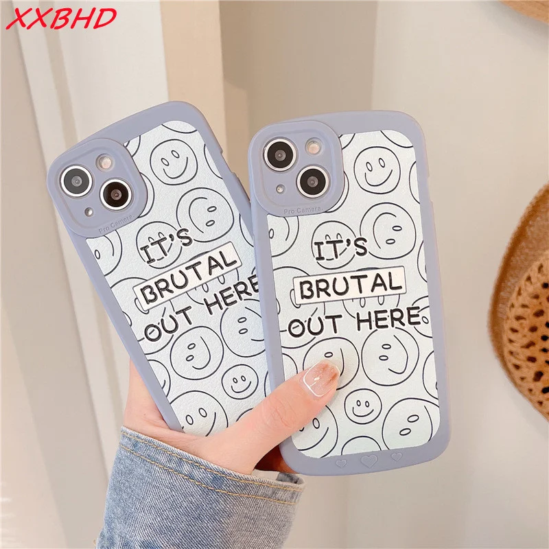 Hand Drawn Funny Smile English Letter Decoration Phone Case For iphone 11 12 13 Pro Max XR Xs Max 7 8 Plus Full Edging Cover
Hand Drawn Funny Smile English Letter Decoration Phone Case For iphone 11 12 13 Pro Max XR Xs Max 7 8 Plus Full Edging Cover