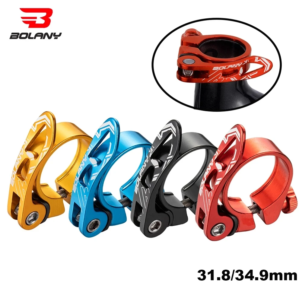 Bicycle Seat Tube Seatpost Clamp MTB Road Bike Quick Release 31.8/34.9mm Aluminum Alloy Cycling Accessories
Bicycle Seat Tube Seatpost Clamp MTB Road Bike Quick Release 31.8/34.9mm Aluminum Alloy Cycling Accessories