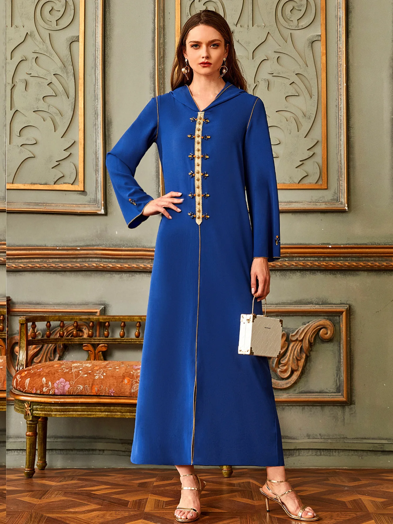 Moroccan Kaftan Abaya Turkey Muslim Dress Handmade Abayas for Women Dubai Evening Dresses Arabic Caftan Marocain Islam Clothing
Moroccan Kaftan Abaya Turkey Muslim Dress Handmade Abayas for Women Dubai Evening Dresses Arabic Caftan Marocain Islam Clothing