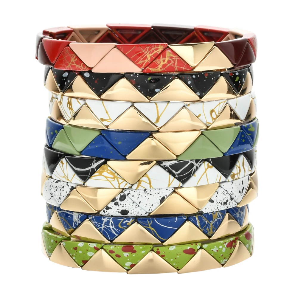 Boho Graffiti New Jewelry Simple Triangle Element Beads Bracelet Geometry Bracelet Femme Fashion Vintage Summer Pulseras Gift
Boho Graffiti New Jewelry Simple Triangle Element Beads Bracelet Geometry Bracelet Femme Fashion Vintage Summer Pulseras Gift