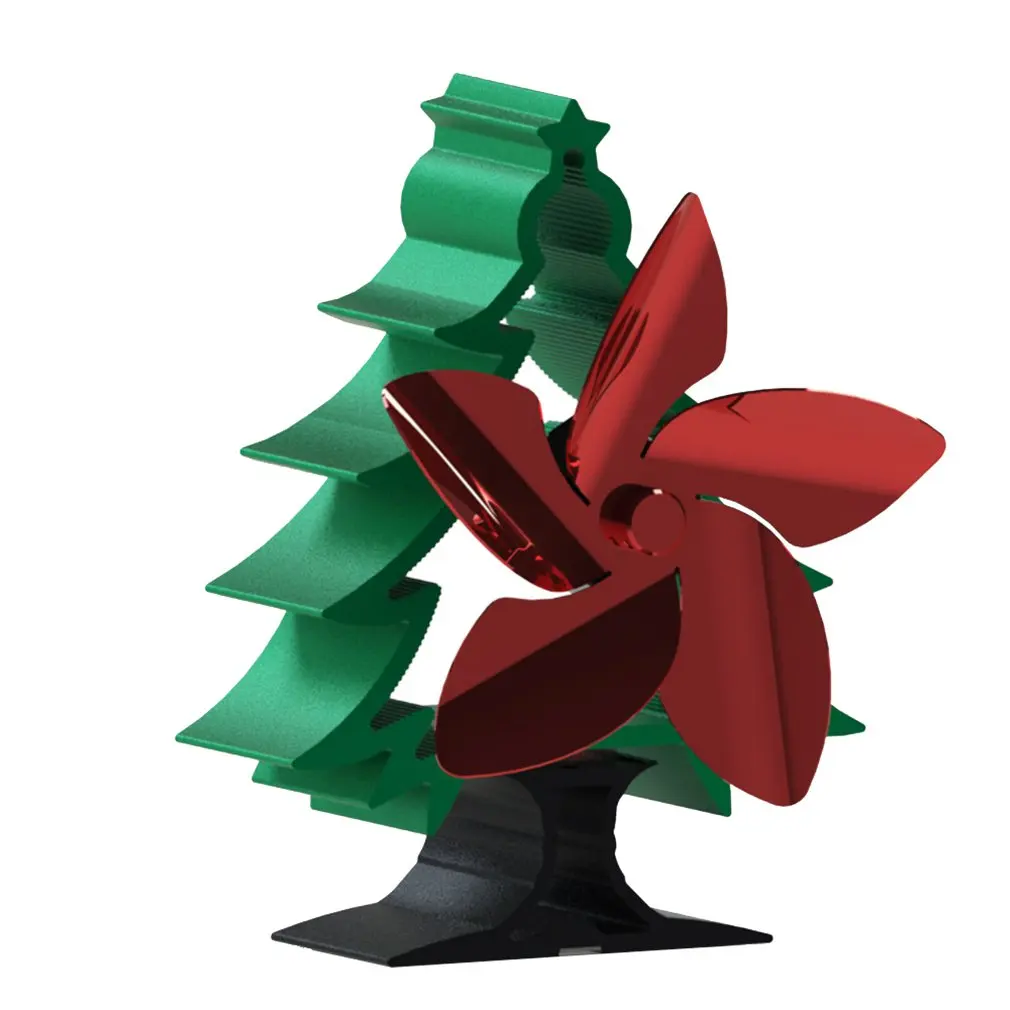 European style simple and portable Christmas tree fireplace fan 5-blade fan Energy Saving driven by thermal energy
European style simple and portable Christmas tree fireplace fan 5-blade fan Energy Saving driven by thermal energy