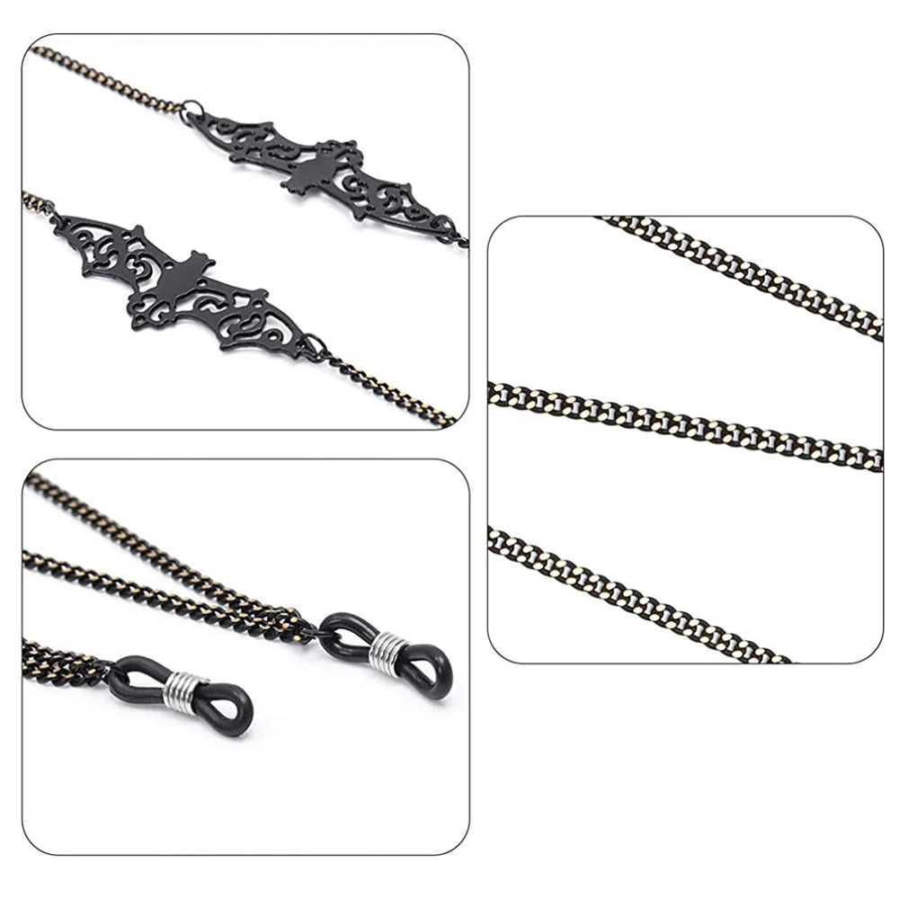 Women Retro Black Bat Sunglass Chains Lanyards Eyewear Accessories Sunglasses Reading Glasses Strap Cord Glasses Hanging Rope
Women Retro Black Bat Sunglass Chains Lanyards Eyewear Accessories Sunglasses Reading Glasses Strap Cord Glasses Hanging Rope