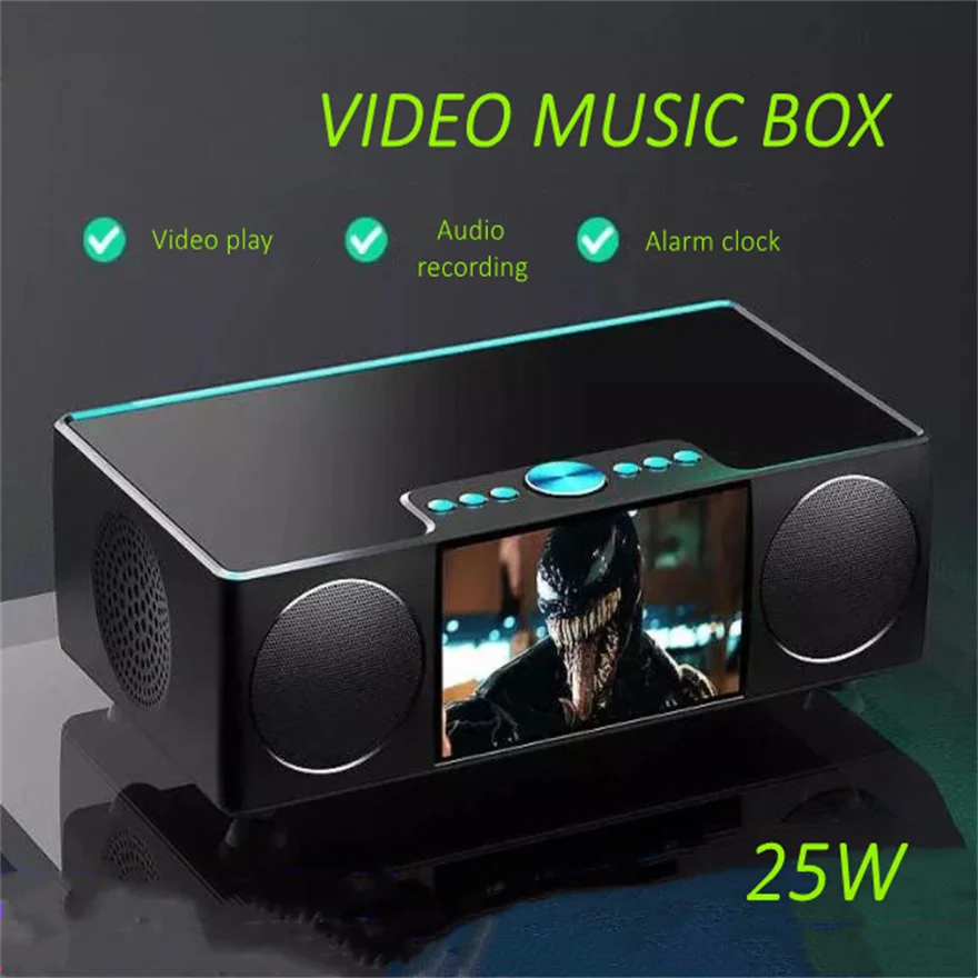 Bluetooth Speaker With Fm Radio Alarm Clock Powerful Hifi Video Player Home Theater System Suvwoofer Soundbar Audio Recording
Bluetooth Speaker With Fm Radio Alarm Clock Powerful Hifi Video Player Home Theater System Suvwoofer Soundbar Audio Recording