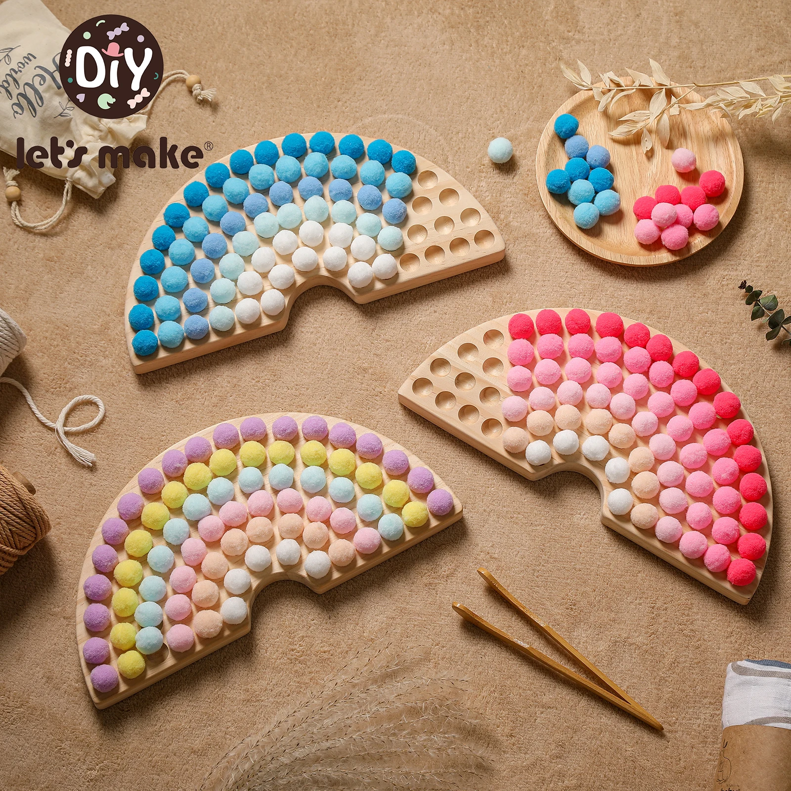 Let's Make Wooden Toys Rainbow Board Baby Color Sorting Sensory Toys Children Fine Motor Skills Montessori Education Kids Toys
Let's Make Wooden Toys Rainbow Board Baby Color Sorting Sensory Toys Children Fine Motor Skills Montessori Education Kids Toys