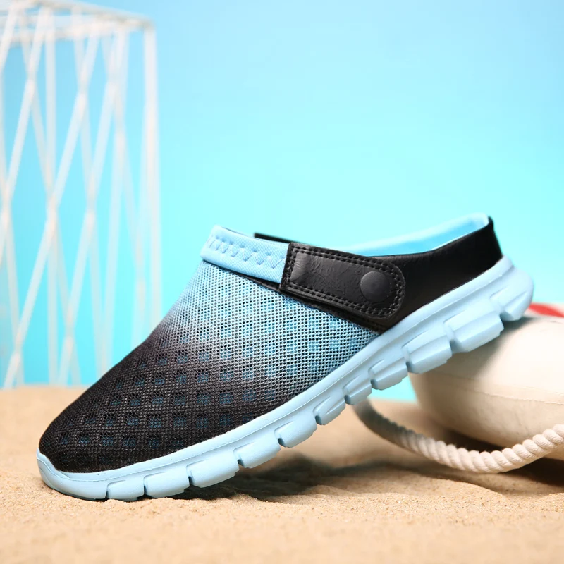2021 New Men Women Summer Sandal Mesh Breathable Padded Beach Flip Flops Shoes Solid Flat Bath Slippers Plus Size 36-46 
2021 New Men Women Summer Sandal Mesh Breathable Padded Beach Flip Flops Shoes Solid Flat Bath Slippers Plus Size 36-46
