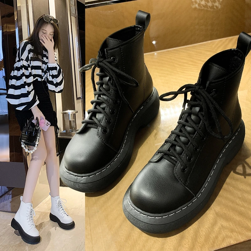 Spring Women Platform Shoes For Girls Short Boots PU Leather Shoes Women Boots 2021 Fashion Women Ankle Boots Motorcycle Boots
Spring Women Platform Shoes For Girls Short Boots PU Leather Shoes Women Boots 2021 Fashion Women Ankle Boots Motorcycle Boots
