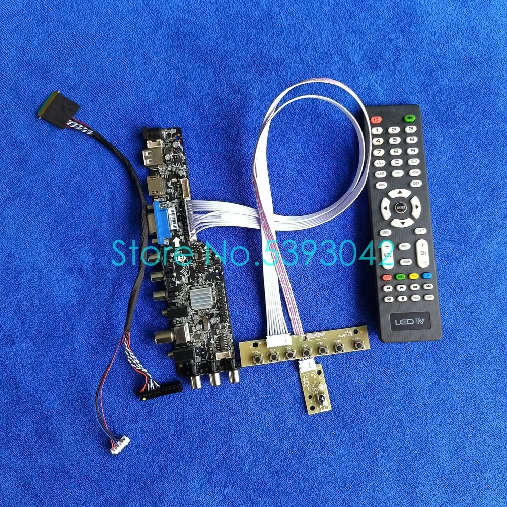 For LTN140AT01/LTN140AT02/LTN140AT07/LTN140AT08 USB VGA AV 40-Pin DVB LVDS Display Drive Board Kit 1366*768 Signal Digital
For LTN140AT01/LTN140AT02/LTN140AT07/LTN140AT08 USB VGA AV 40-Pin DVB LVDS Display Drive Board Kit 1366*768 Signal Digital