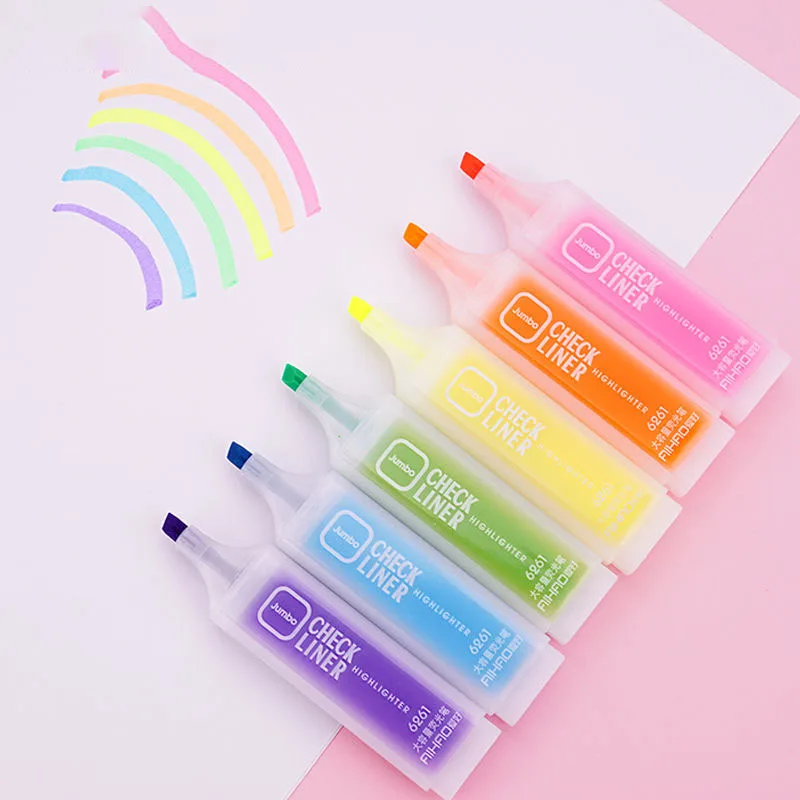 Writing Art Support 6 Colour 6Pcs Highlighter Neons Writing Board Marker Fluorescent Liquid Chalk Pen For Drawing Painting Cute
Writing Art Support 6 Colour 6Pcs Highlighter Neons Writing Board Marker Fluorescent Liquid Chalk Pen For Drawing Painting Cute